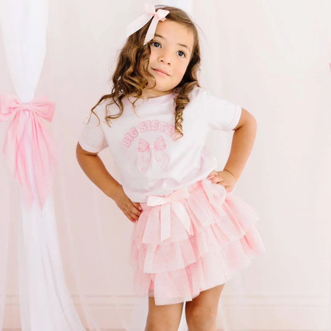 Ballet Bow Tiered Tutu - Kids Dress Up Skirt