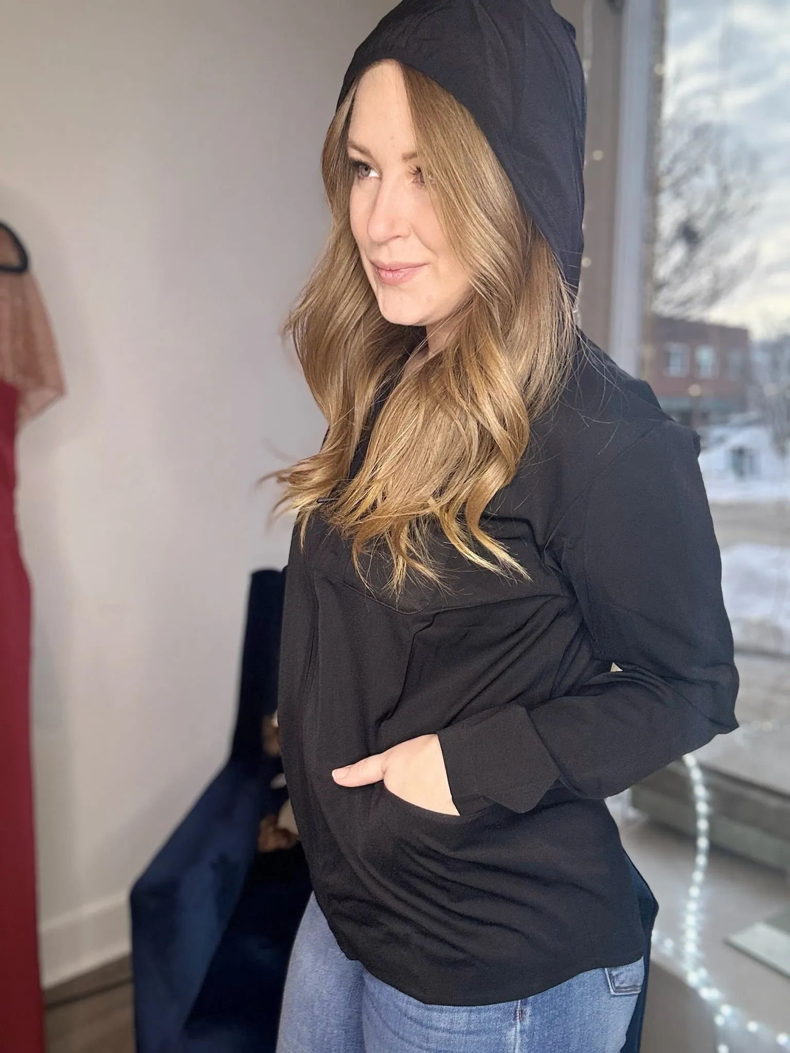 Black Water Resistant Jacket