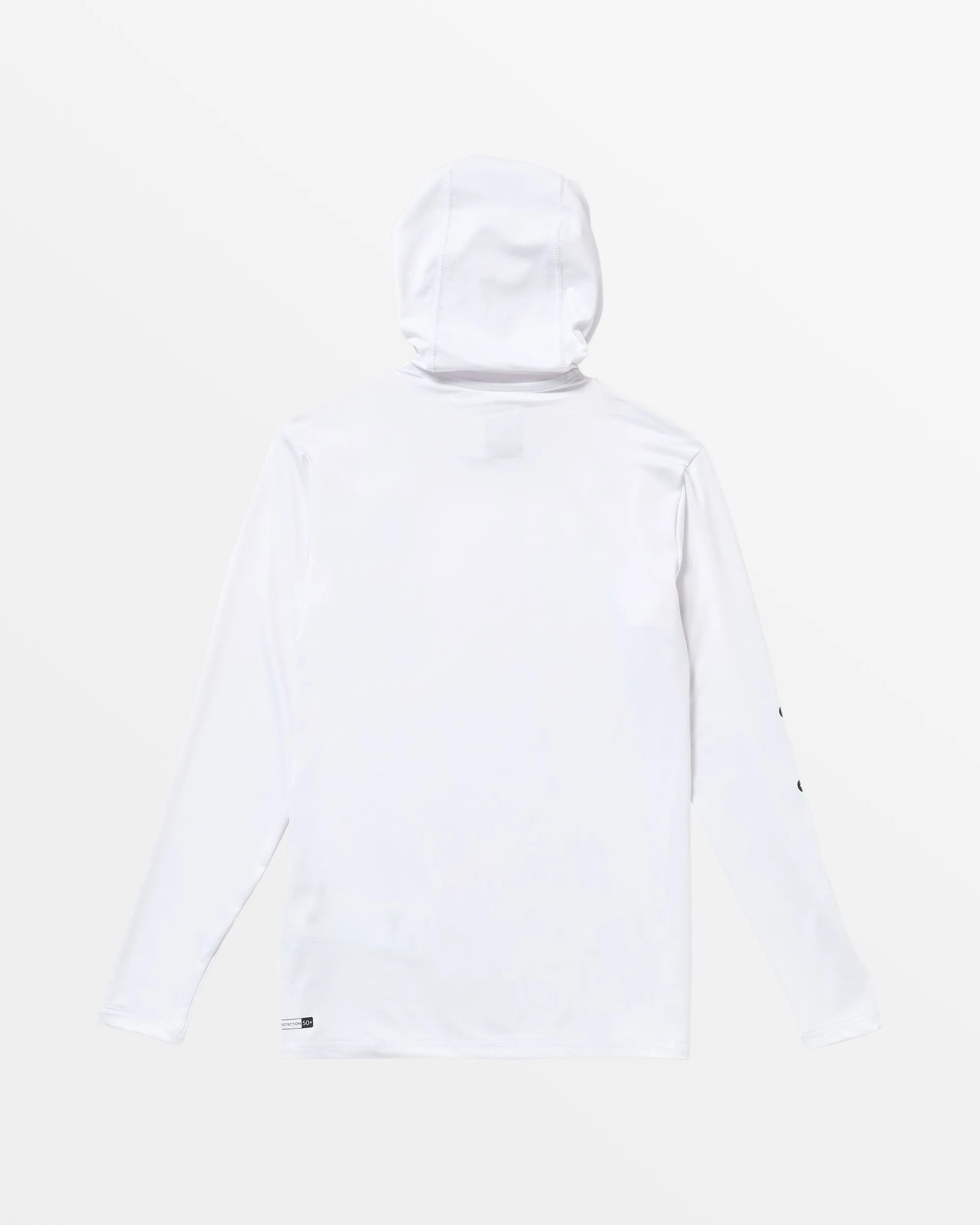 Boys 8-16 Omni Session Hooded UPF 50 Rashguard - White