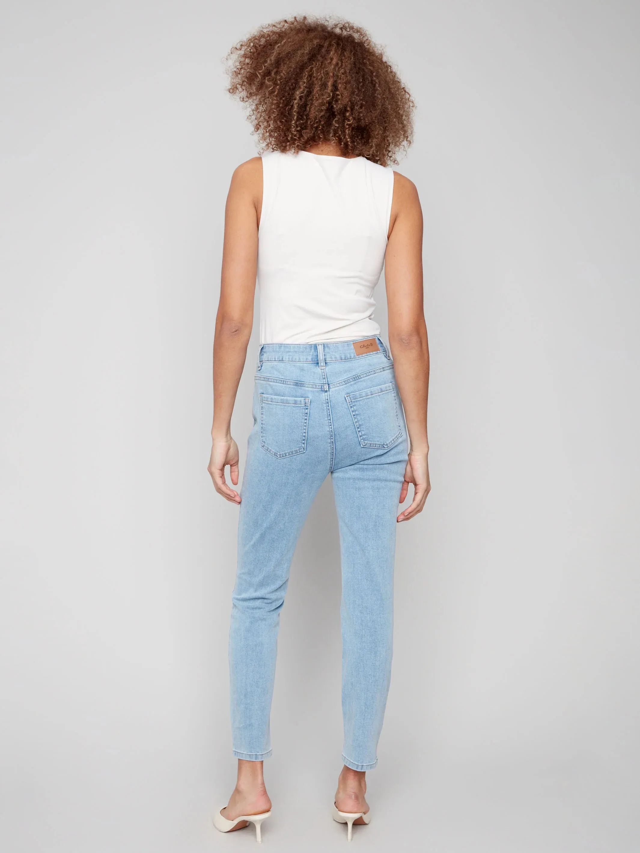 Charlie B Claudia Slim Leg C5628J-431A Lt. Blue
