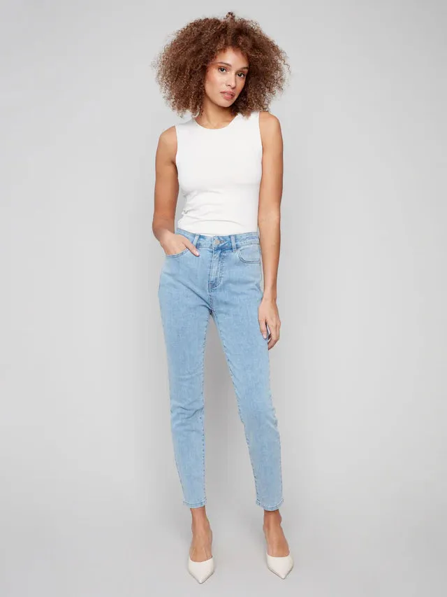Charlie B Claudia Slim Leg C5628J-431A Lt. Blue