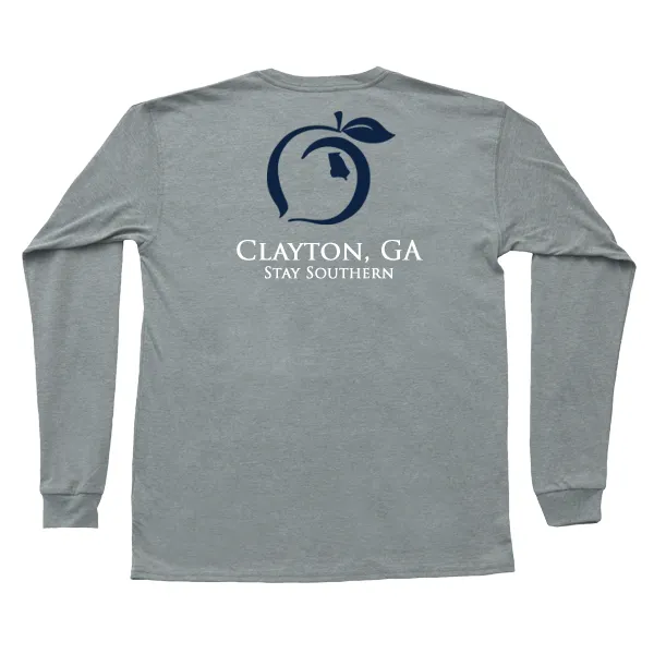 Clayton, GA Long Sleeve Hometown Tee