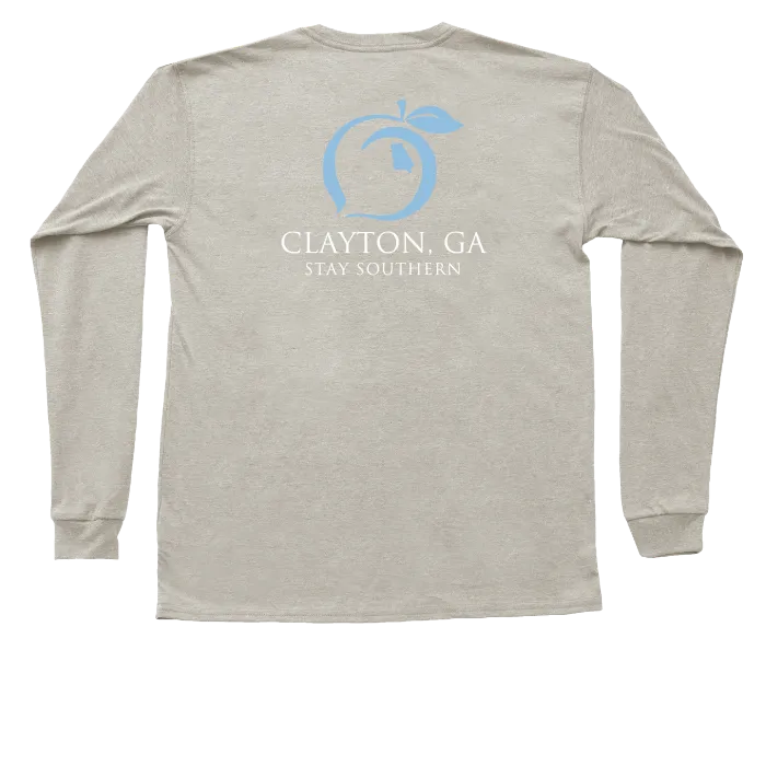 Clayton, GA Long Sleeve Hometown Tee