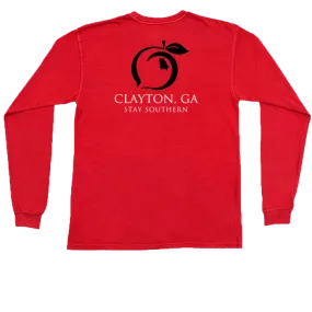 Clayton, GA Long Sleeve Hometown Tee
