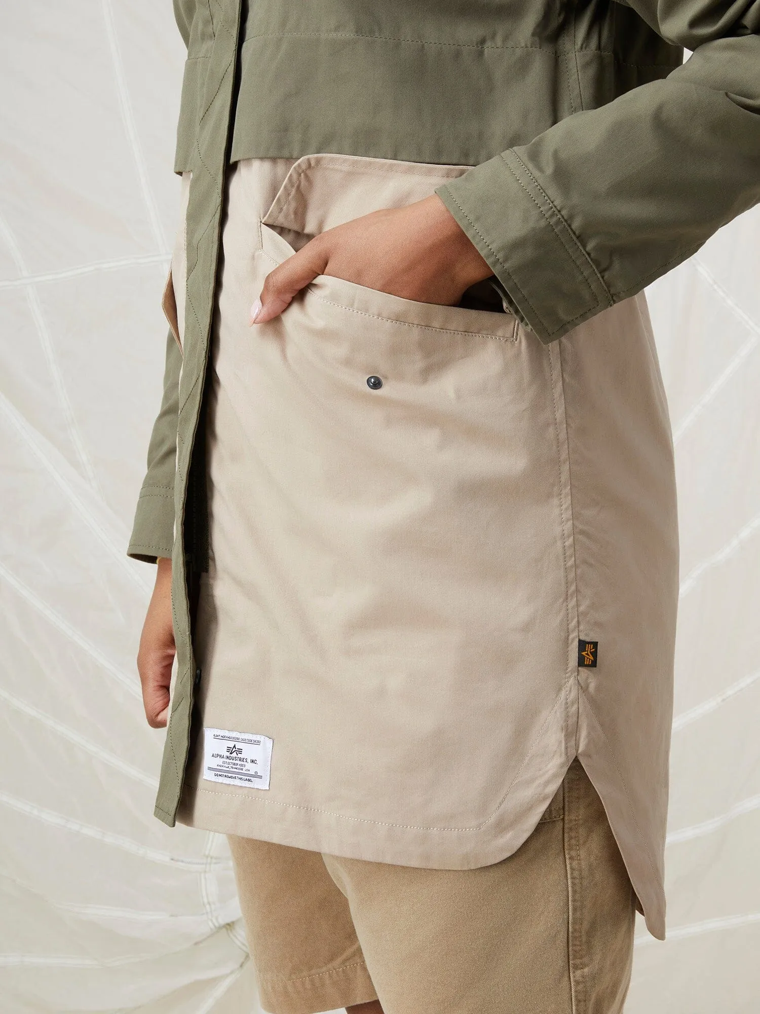 COLORBLOCK HOODED JACKET W