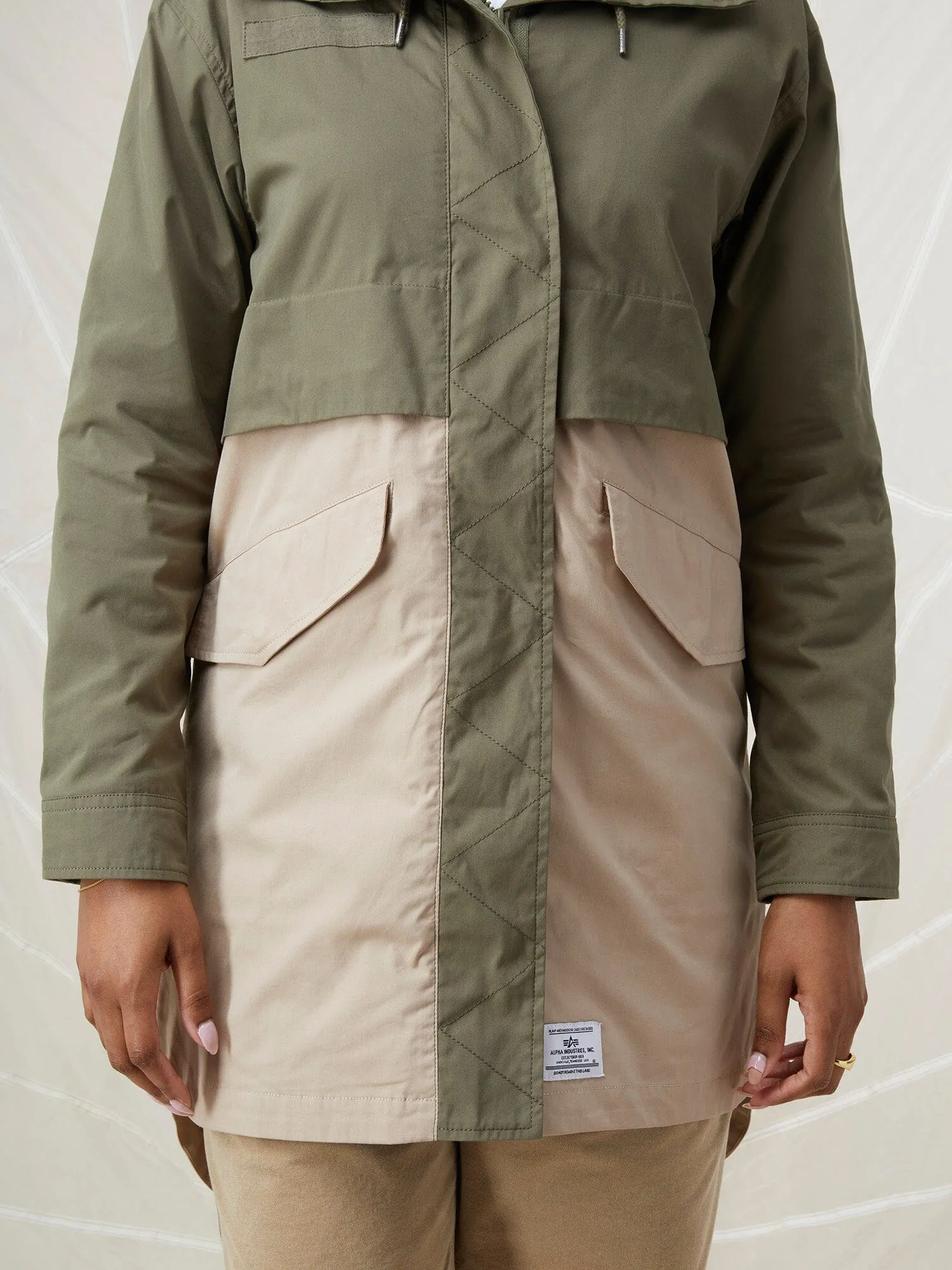 COLORBLOCK HOODED JACKET W