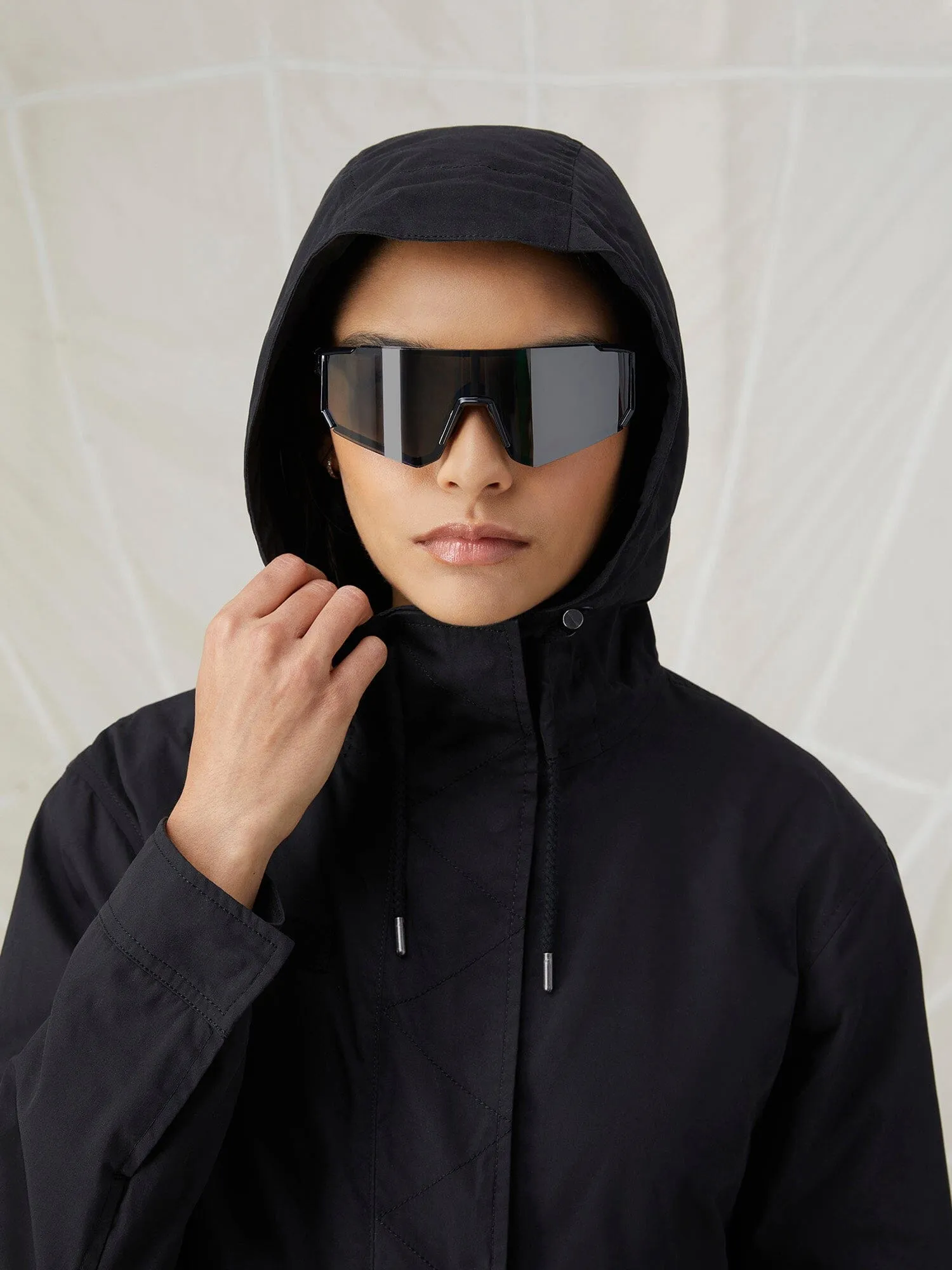 COLORBLOCK HOODED JACKET W