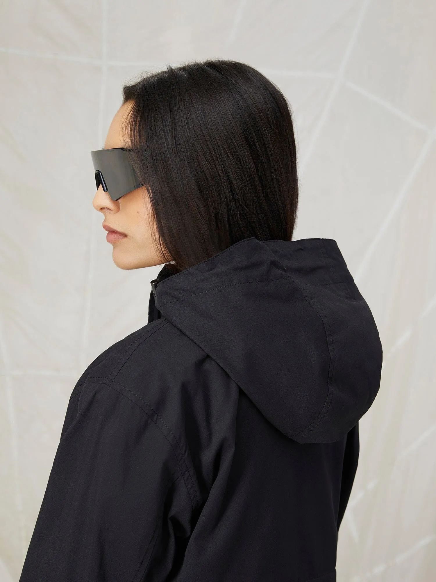 COLORBLOCK HOODED JACKET W