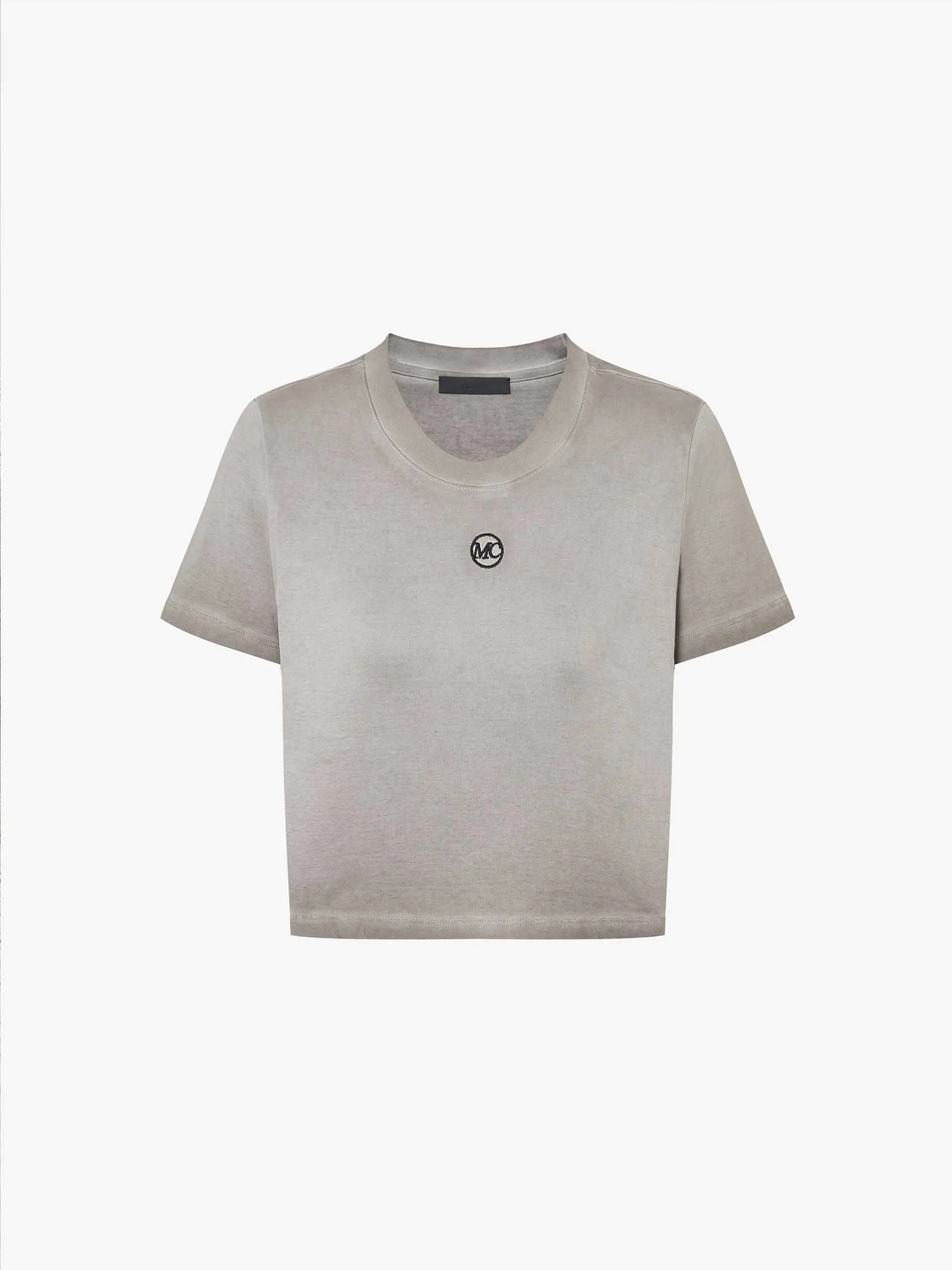 Cropped Fit Cotton T-shirt