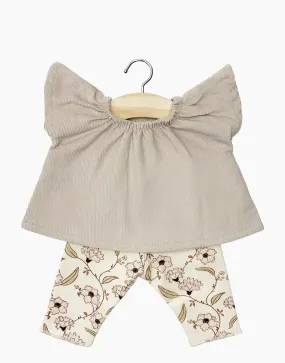 Doll Clothing Mazarine set of pebble milleraies top and Janelle jersey leggings