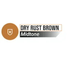 Dry Rust Brown - Two Thin Coats