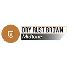 Dry Rust Brown - Two Thin Coats
