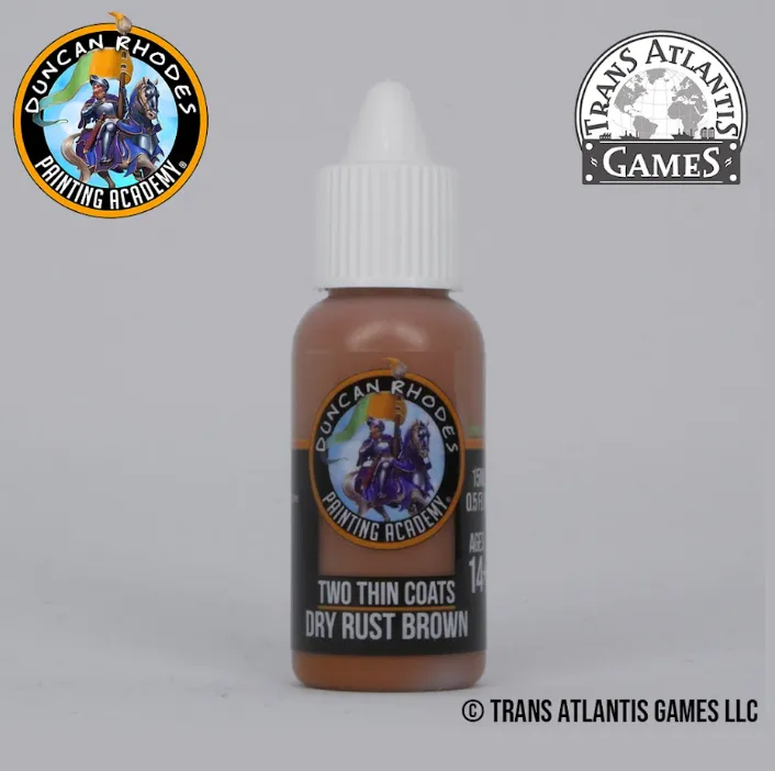 Dry Rust Brown - Two Thin Coats