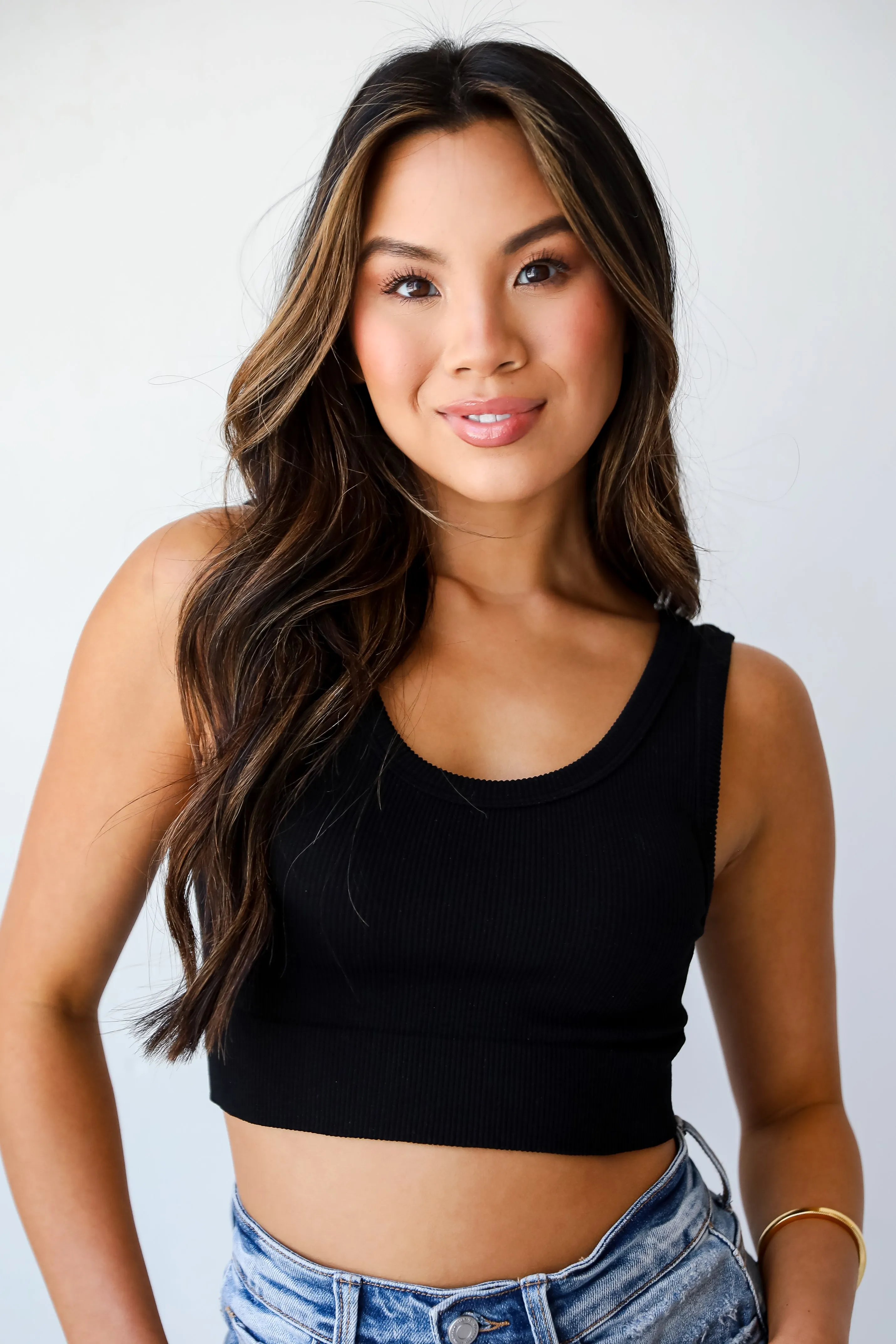 Easy On Me Seamless Cropped Tank