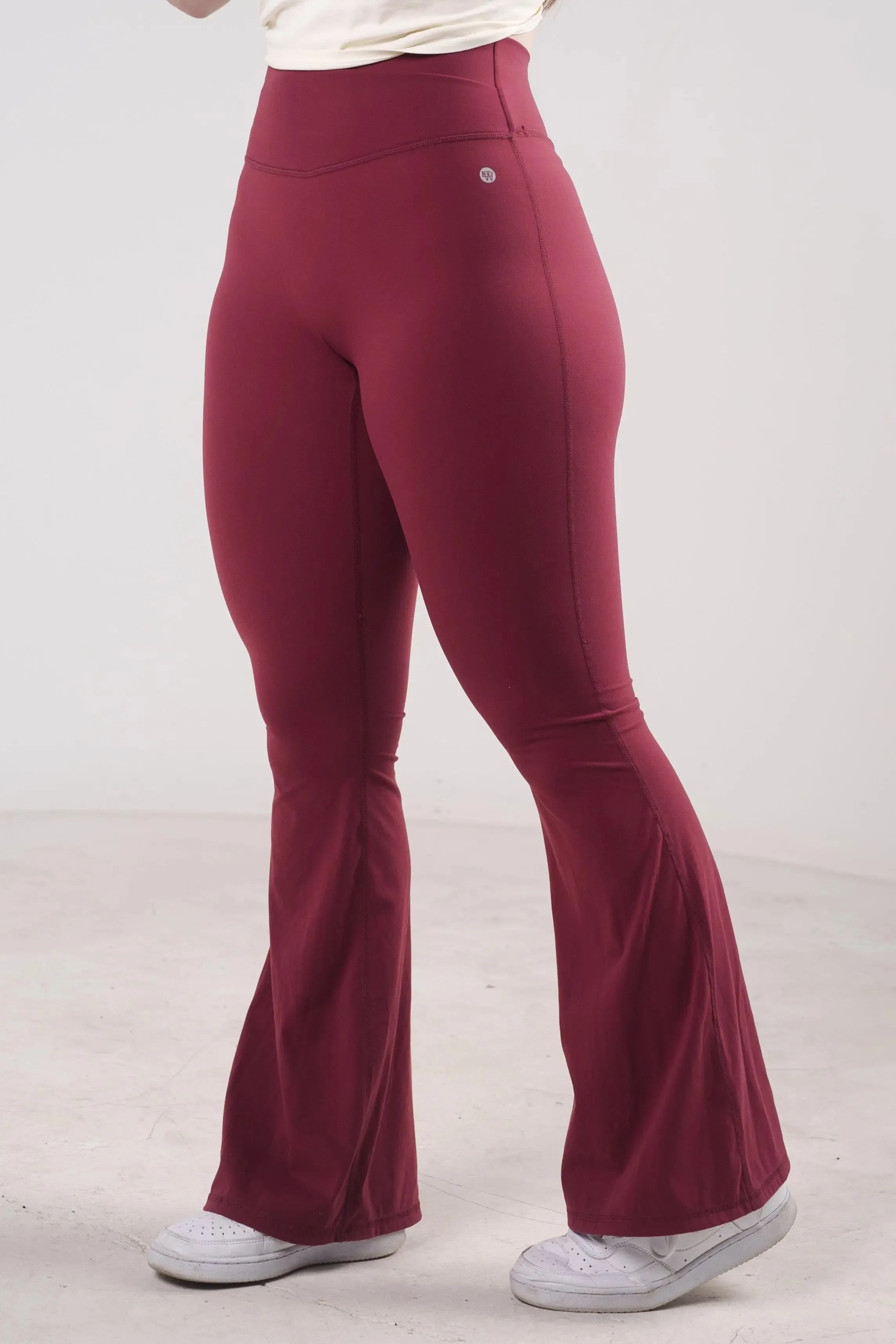 EKKO WMNS Seamless High Waisted Crossover Flare Leggings