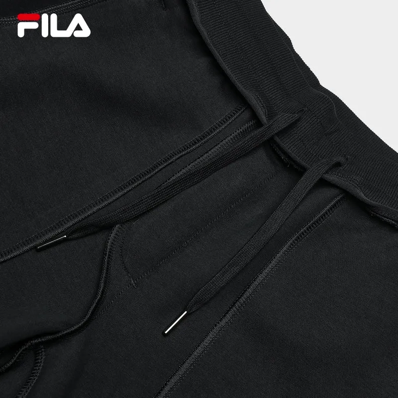 FILA CORE LIFESTYLE WHITE LINE GRENOBLE Men Knit Pants (Black)
