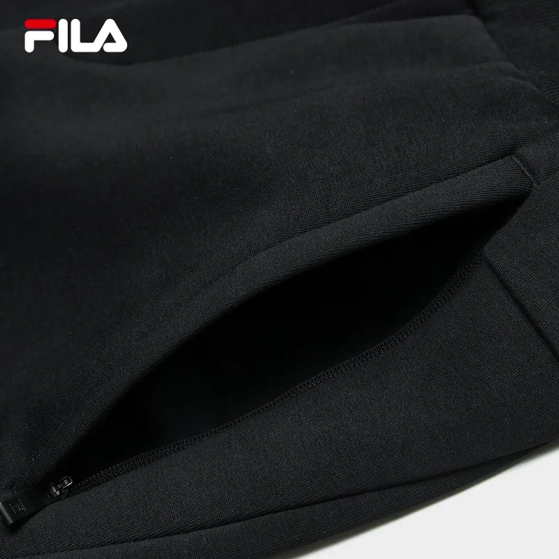 FILA CORE LIFESTYLE WHITE LINE GRENOBLE Men Knit Pants (Black)