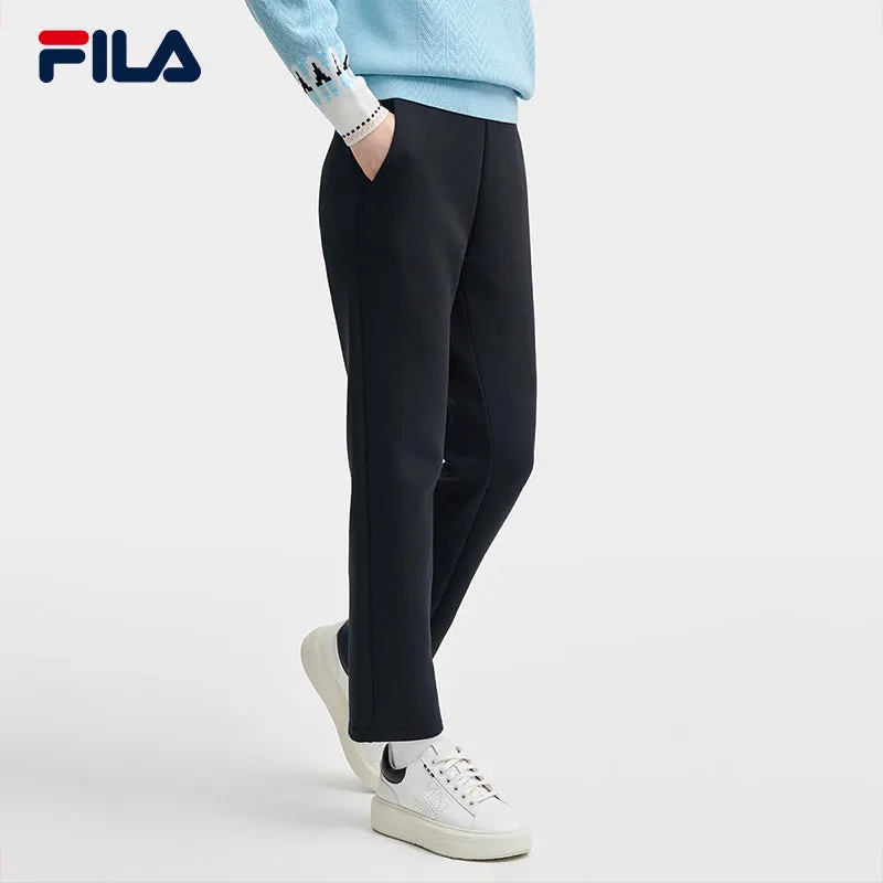 FILA CORE LIFESTYLE WHITE LINE GRENOBLE Women Knit Pants (Black)