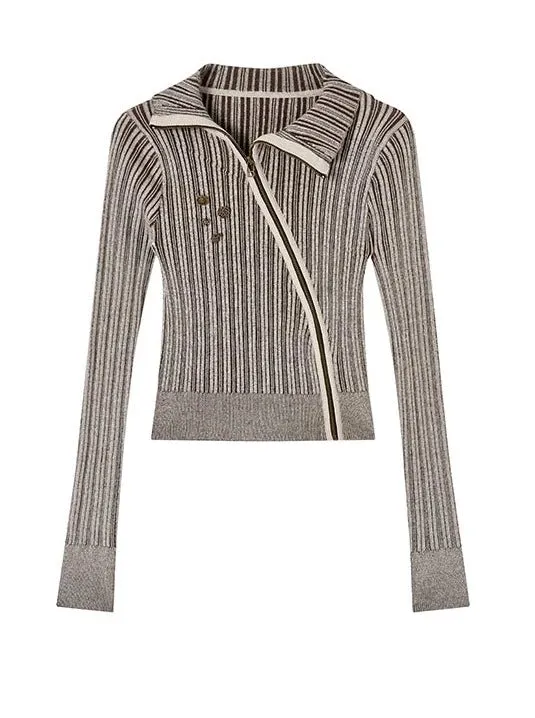 Fit Slim Mode Stripe Short Top