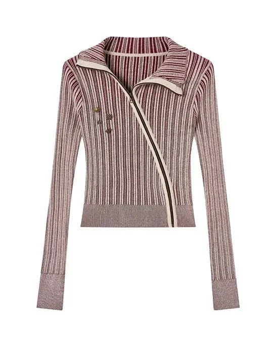 Fit Slim Mode Stripe Short Top
