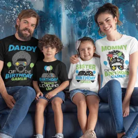 Gamer Birthday Boy Shirt, Birthday Party Shirts