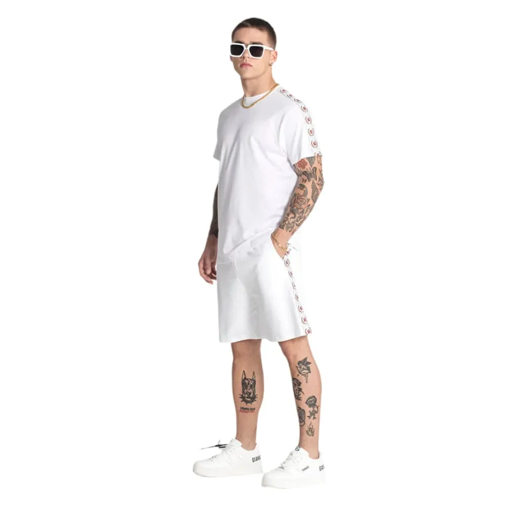 Gianni Kavanagh Retro Tape Tee - White