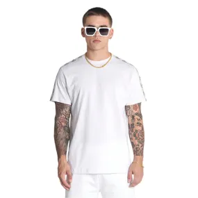 Gianni Kavanagh Retro Tape Tee - White