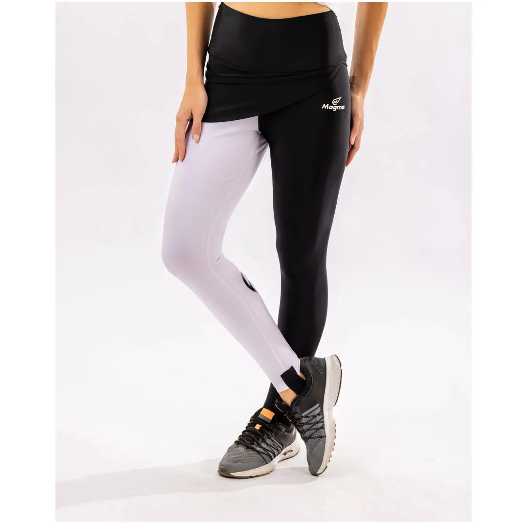 Half Black Half White Leggings