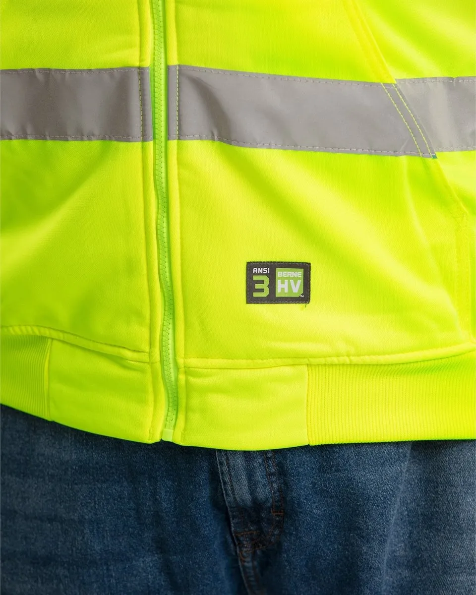 Hi Vis Class 3 Thermal-Lined Hooded Sweatshirt
