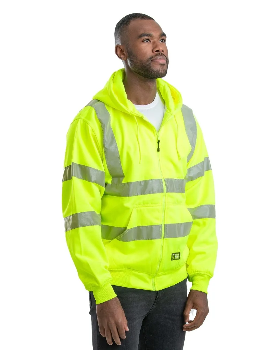 Hi Vis Class 3 Thermal-Lined Hooded Sweatshirt