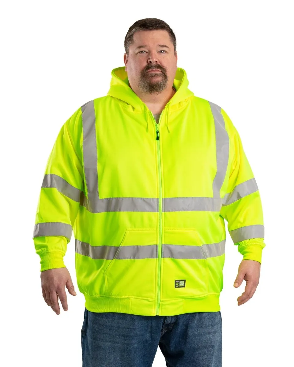 Hi Vis Class 3 Thermal-Lined Hooded Sweatshirt