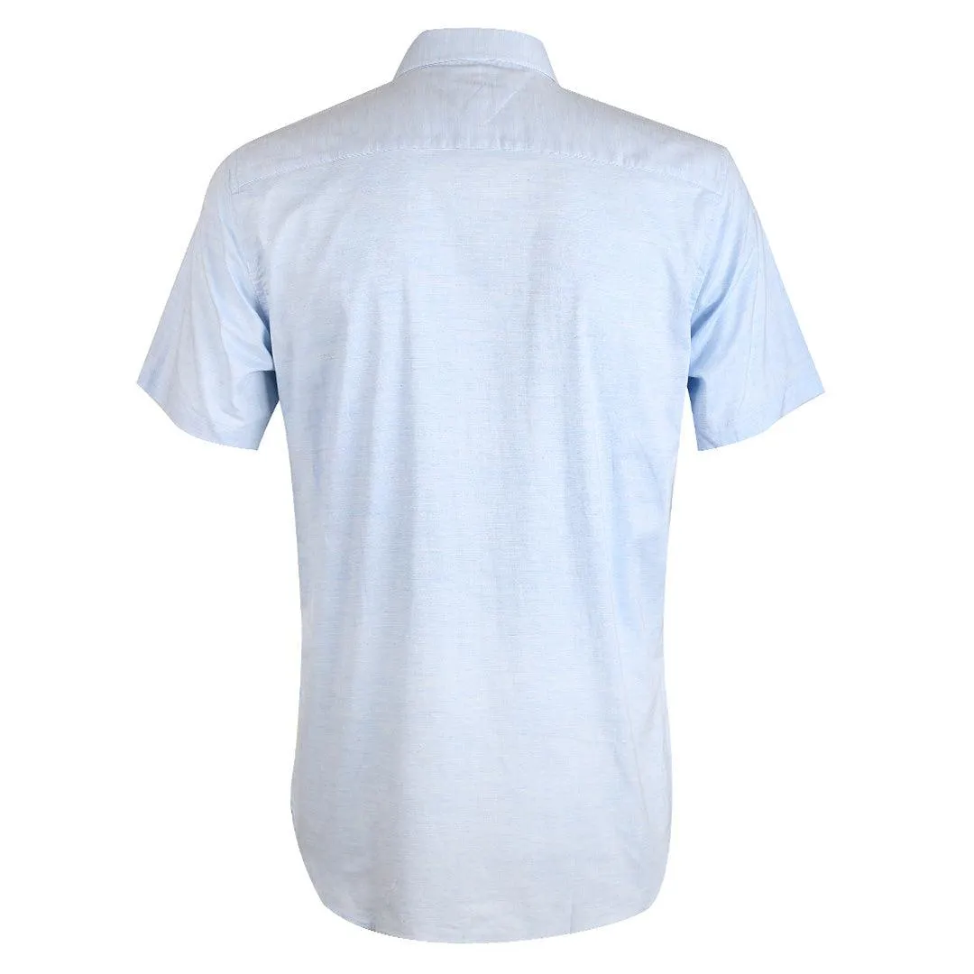 HIF Camp Collar Short Sleeve Shirt- Sky Blue