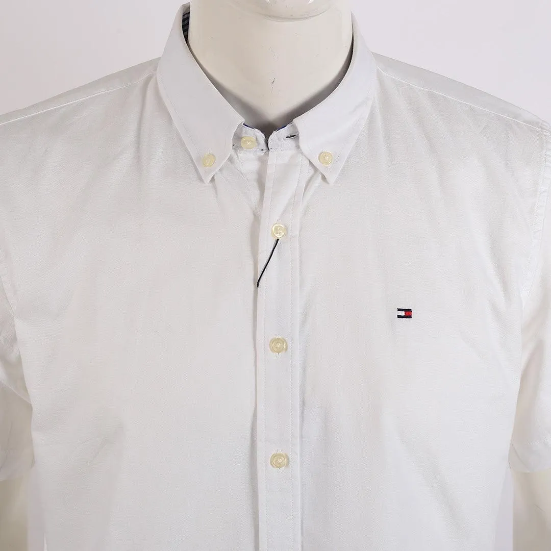 HIF Camp Collar Short Sleeve Shirt- White