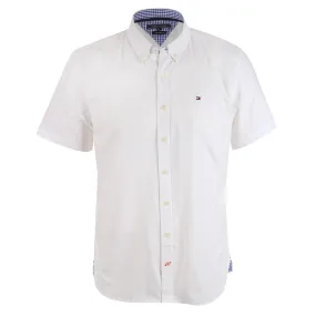 HIF Camp Collar Short Sleeve Shirt- White