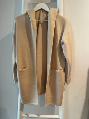 In The Hood Cardigan Beige