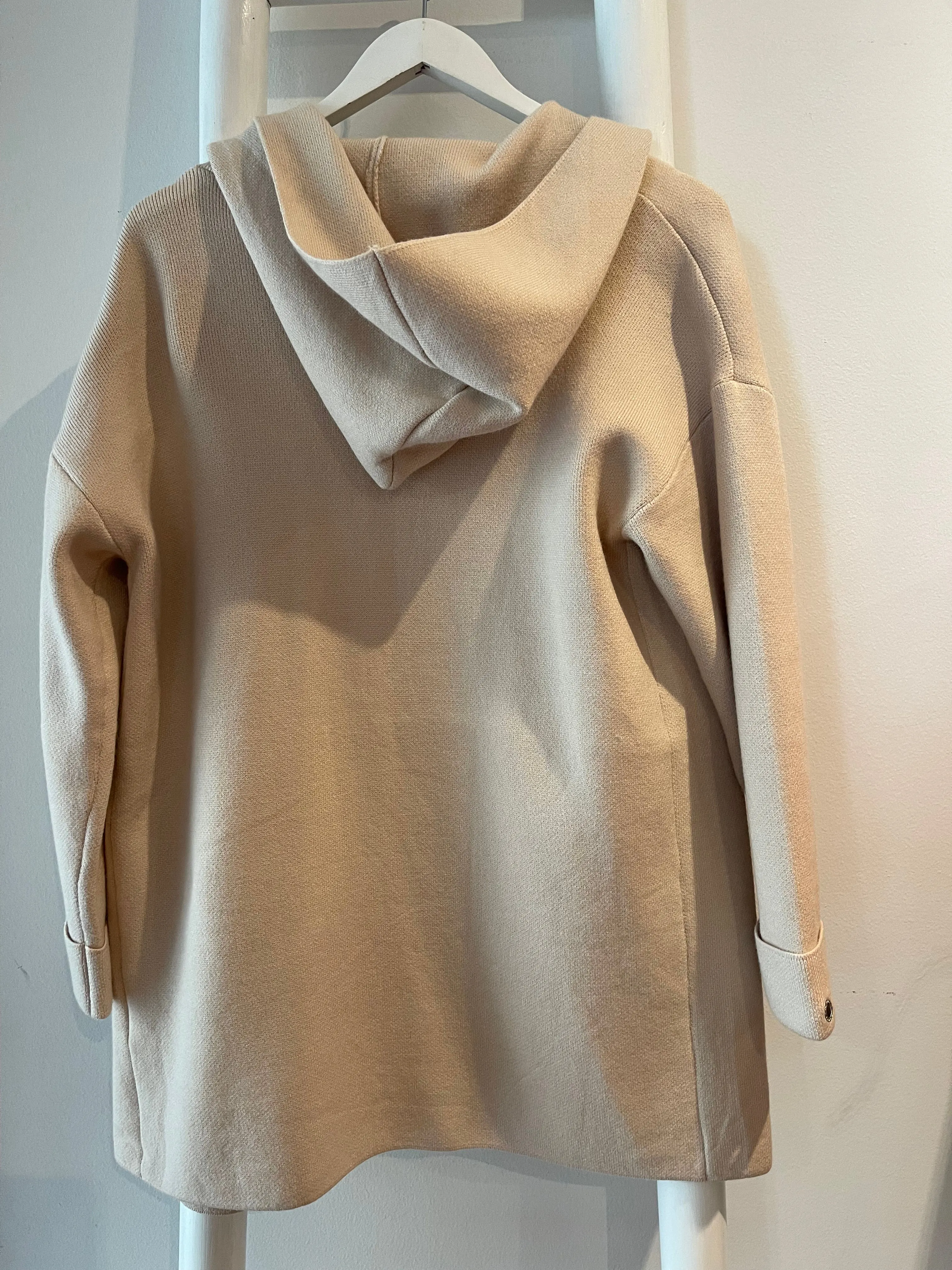 In The Hood Cardigan Beige
