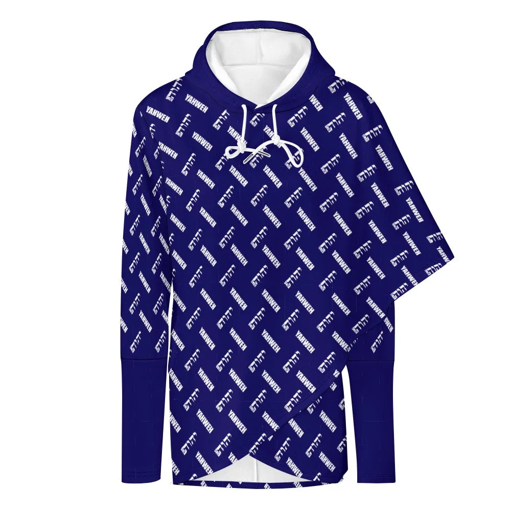 King YAHWEH Medium Length Slim Hooded Sweater