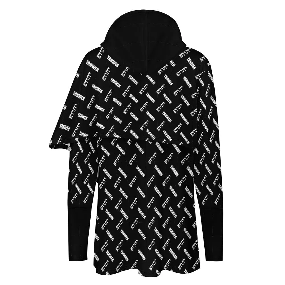 King YAHWEH Medium Length Slim Hooded Sweater