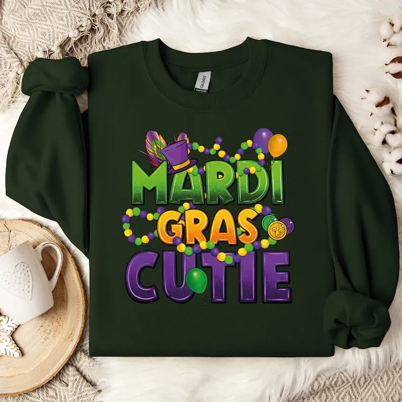 Mardi Gras Cutie Sweatshirt