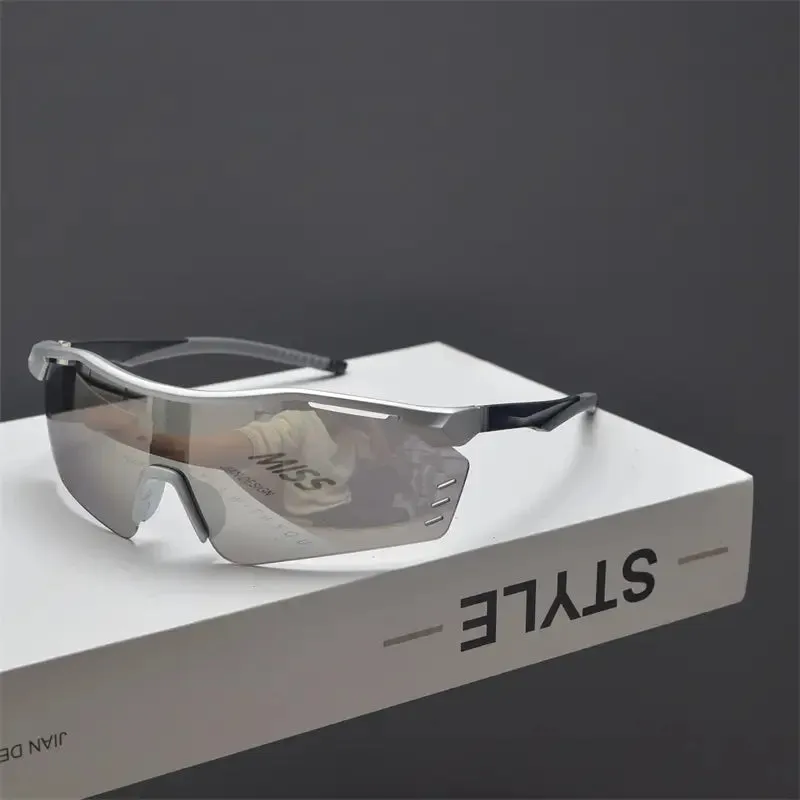 MCMACFIL Trendy men and babes outdoor running cycling sports colored sunglasses large frame colorful sunglasses women