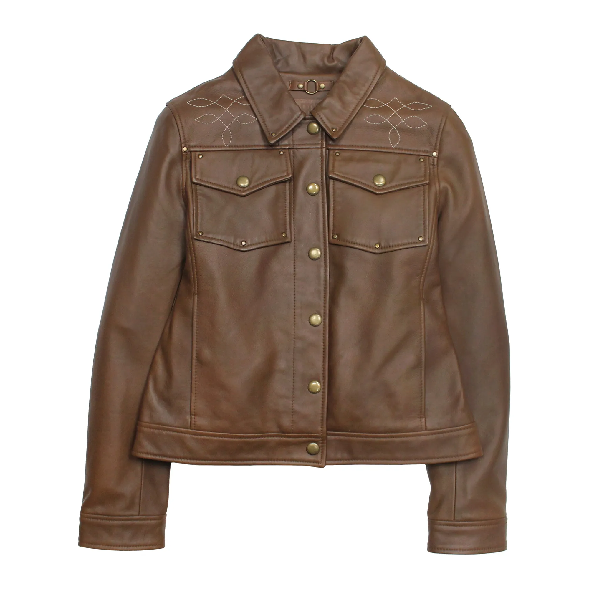 Medium Brown Trucker Jacket