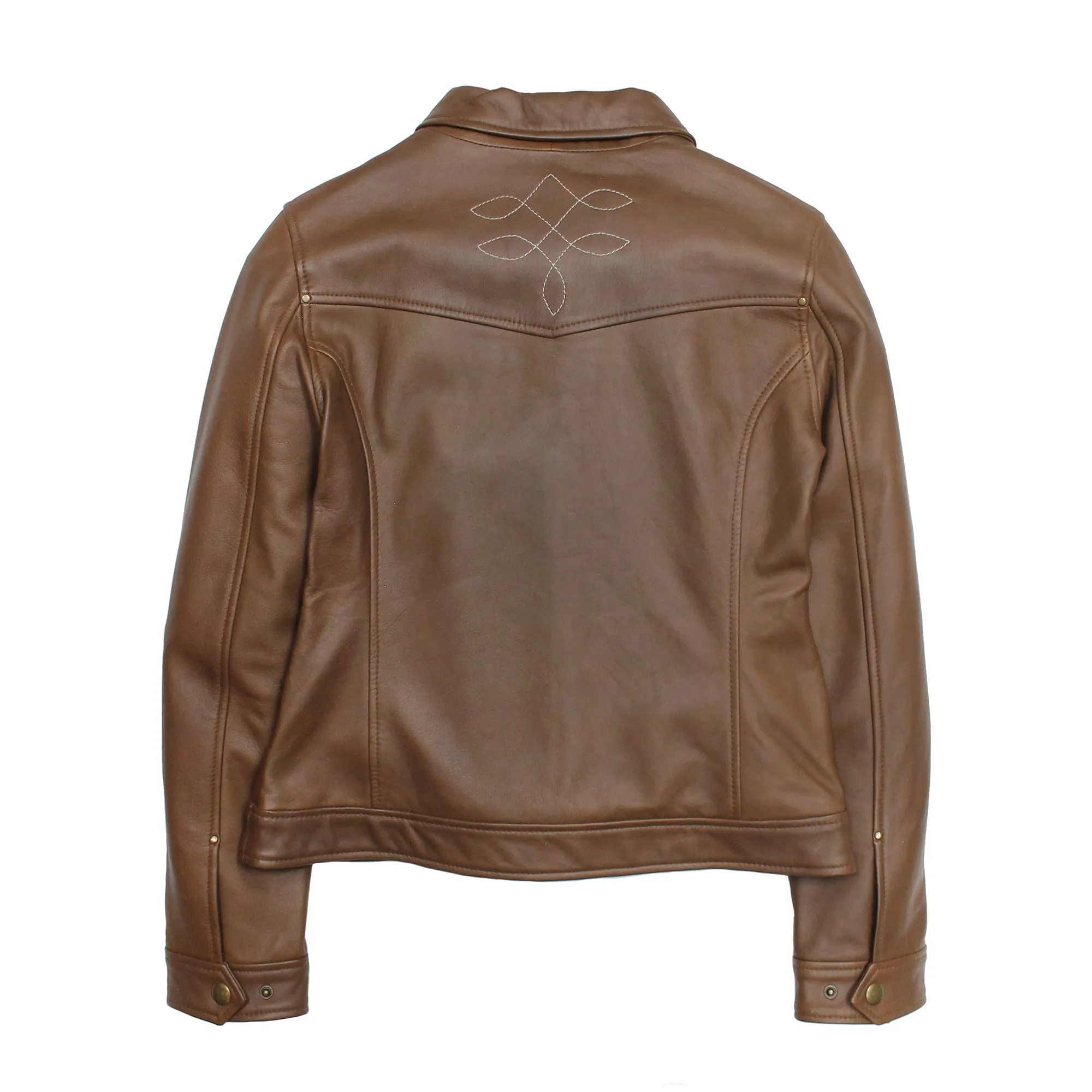 Medium Brown Trucker Jacket