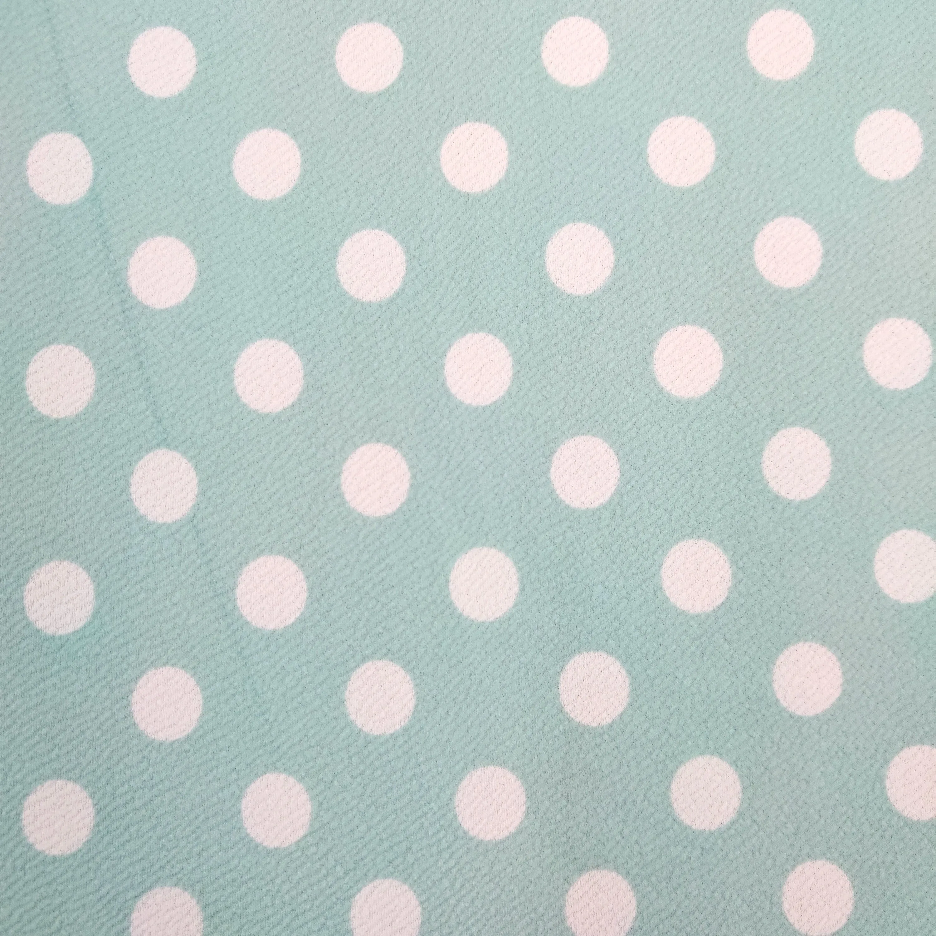 Optimized Title: Stylish Mint Polka Dot Bubble Crepe Dress with Flattering Fit