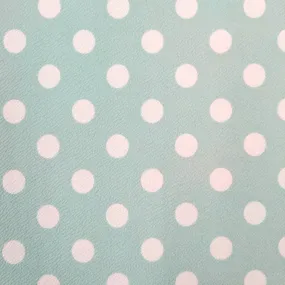 Optimized Title: Stylish Mint Polka Dot Bubble Crepe Dress with Flattering Fit