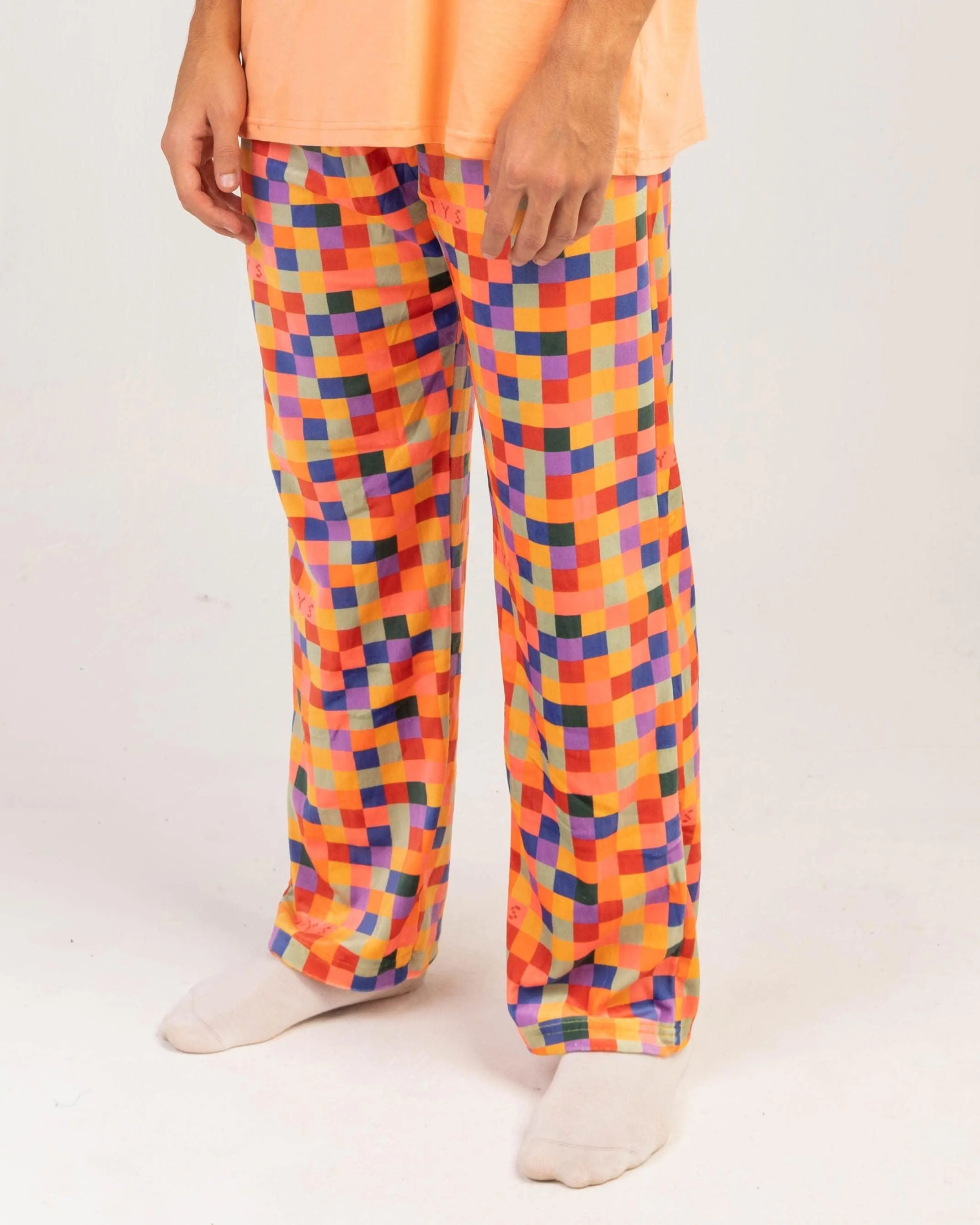 Orange Pixels - Fluffy Pjoys