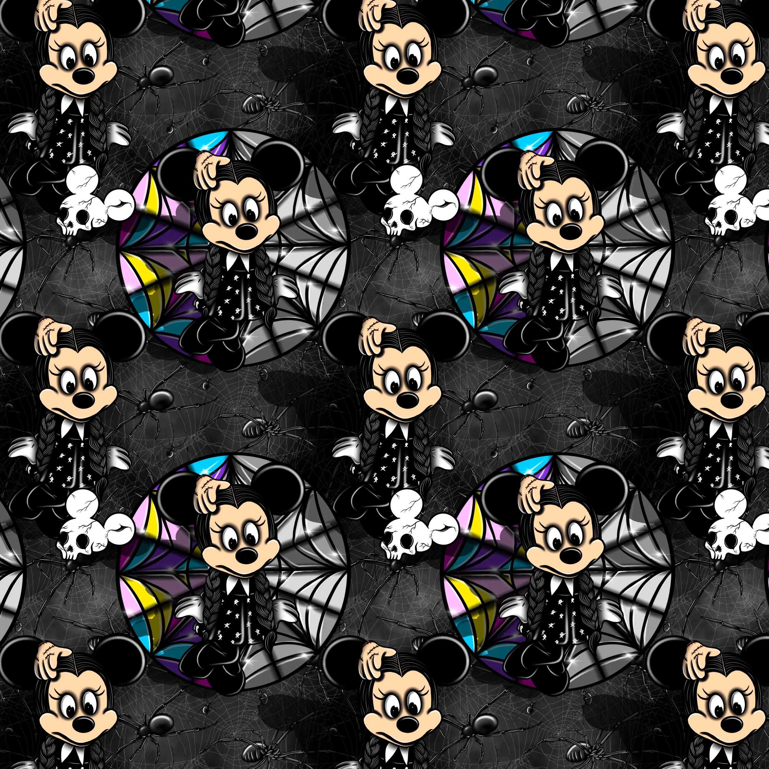 pre order mouse Tuesday and mouse skeleton Adult Skater twirly skirt