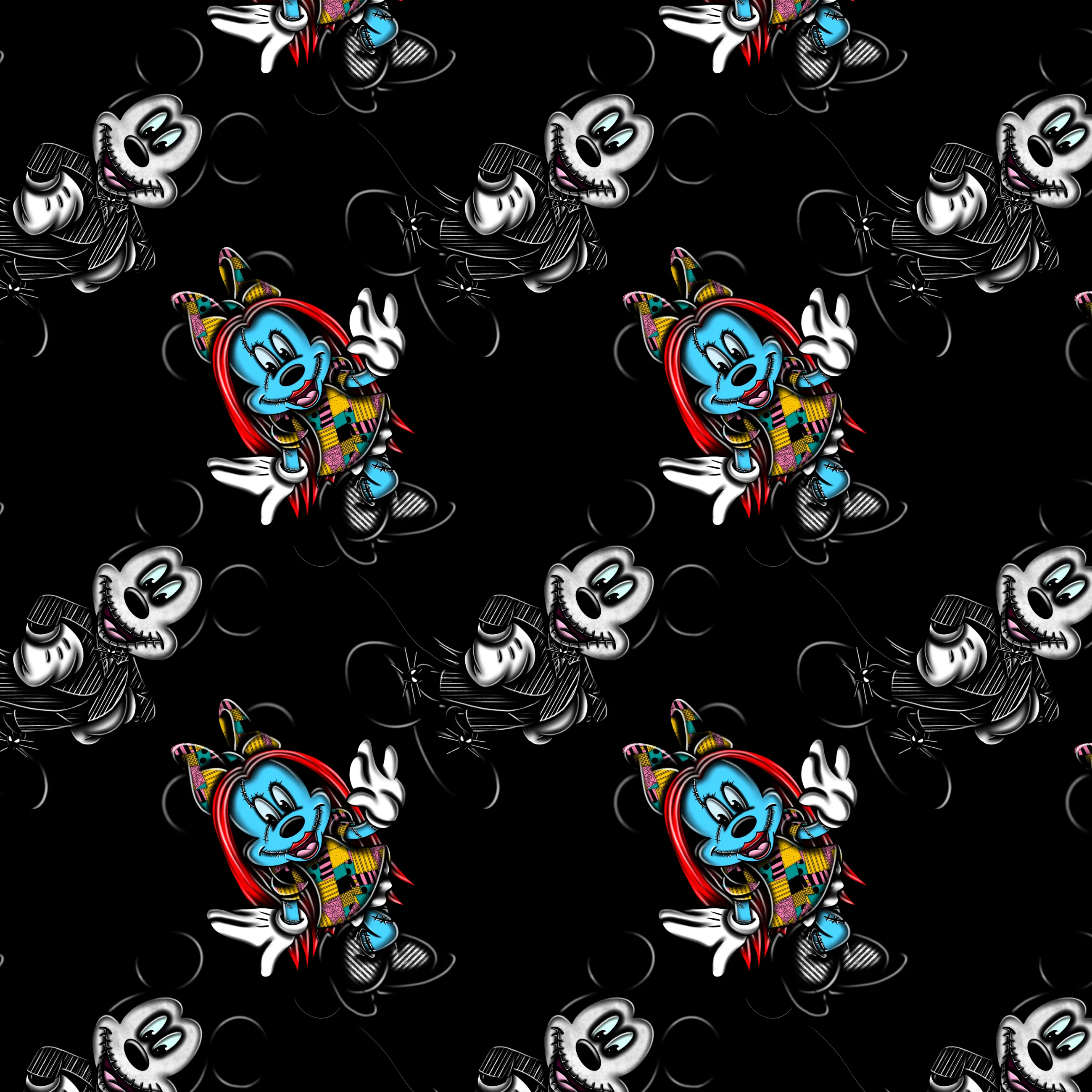 pre order mouse Tuesday and mouse skeleton Adult Skater twirly skirt