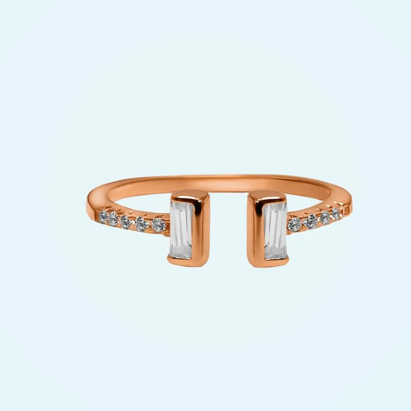 Rose Gold Trendy Ring