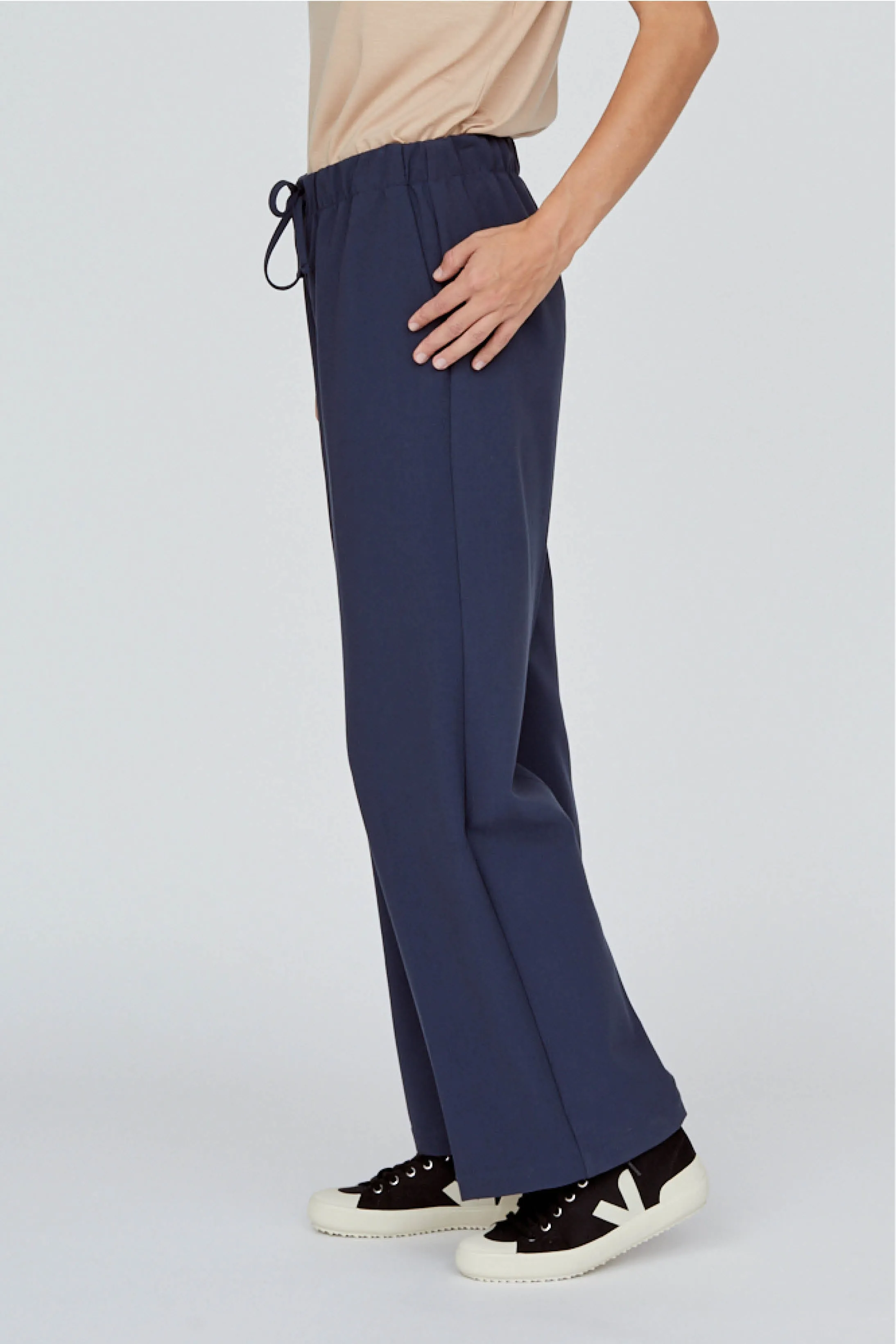 Sage Loose Pants - Navy