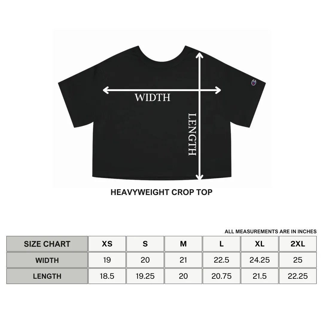 The High Priestess Goddess Heavyweight Crop Top